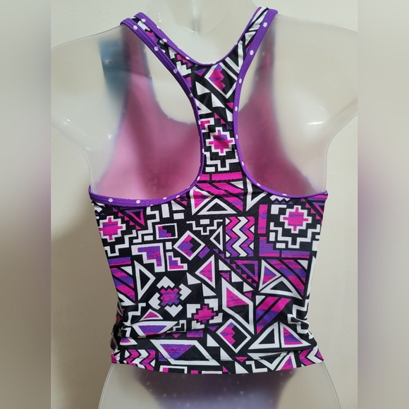 Vibrant Speedo Geometric Tankini - Picture 4 of 12